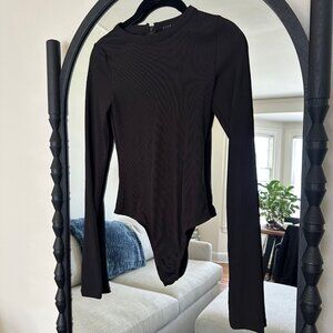 Alice & Olivia Black Bodysuit - Size XS